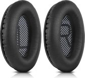 kwmobile 2x oorkussens compatibel met Bose Quietcomfort - Earpads voor koptelefoon in zwart