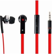 Gembird MHS-EP-OPO - In-ear Porto met microfoon, platte kabel