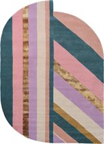 Ted Baker - Jardin Pink 160902 Vloerkleed - 170x240 cm - Rechthoekig - Laagpolig Tapijt - Design - Goud, Groen, Roze