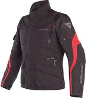 Dainese Tempest 2 D-Dry Black Black Tour Red Textile Motorcycle Jacket 50