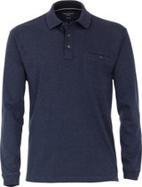 Casa Moda - Polo LS Donkerblauw - Regular-fit - Heren Poloshirt Maat L