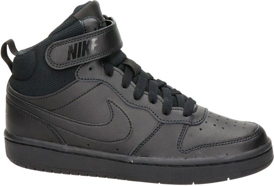 Nike - Court Borough Mid (GS) - Zwarte Sneakers-36,5 | bol.com