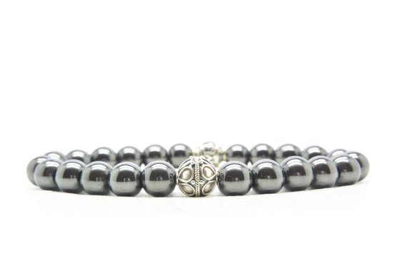 Beaddhism - Armband - La Palma - Zilver - Yasa - 8 mm - 21 cm