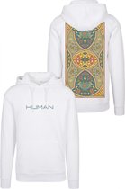 Heren - Mens - Menswear Human Hoodie - Hoody wit