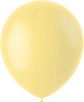 Folat - ballonnen Powder Yellow Mat 33 cm - 50 stuks