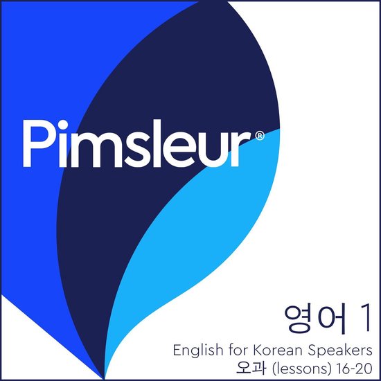 Pimsleur Digital- Pimsleur English for Korean Speakers Level ... - cover