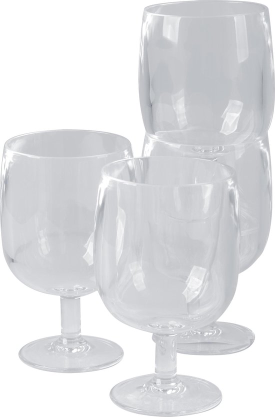 Bo-Camp - Wijnglas - 250 ml - 4 Stuks van Bo-Camp — afbeelding 4
