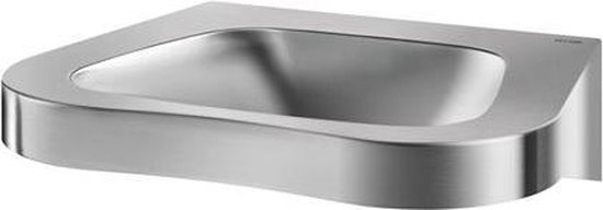 Lavabo FRAJU PMR sans trou pour robinetterie avec trop-plein Inox 304 plateau