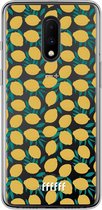 6F hoesje - geschikt voor OnePlus 7 -  Transparant TPU Case - Lemons #ffffff