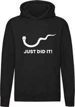 Just Did it Hoodie| sperma | nike | erotiek |erotisch | unisex | trui | sweater  | capuchon