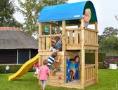 Houten Speelhuisje met Glijbaan • Farm Playhouse 125