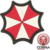 Cobra Tactical Solutions Patch - Umbrella Corporation Logo - Resident Evil 3D - Embleem Met Klittenband - PVC - Rood/Wit