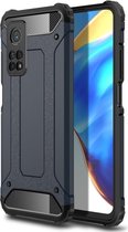 Hoesje Geschikt voor Xiaomi Mi 10T (Pro) | Shock Proof | Hybride Back Cover | Beschermhoes | Schokbestendig | Extra bescherming | Blauw