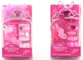 Princess Secret Kroontje met Haar-Accessoires Assorti