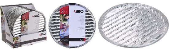BBQ Barbecue Grillschalen Rond 3stuks van Mica Decorations — afbeelding 5