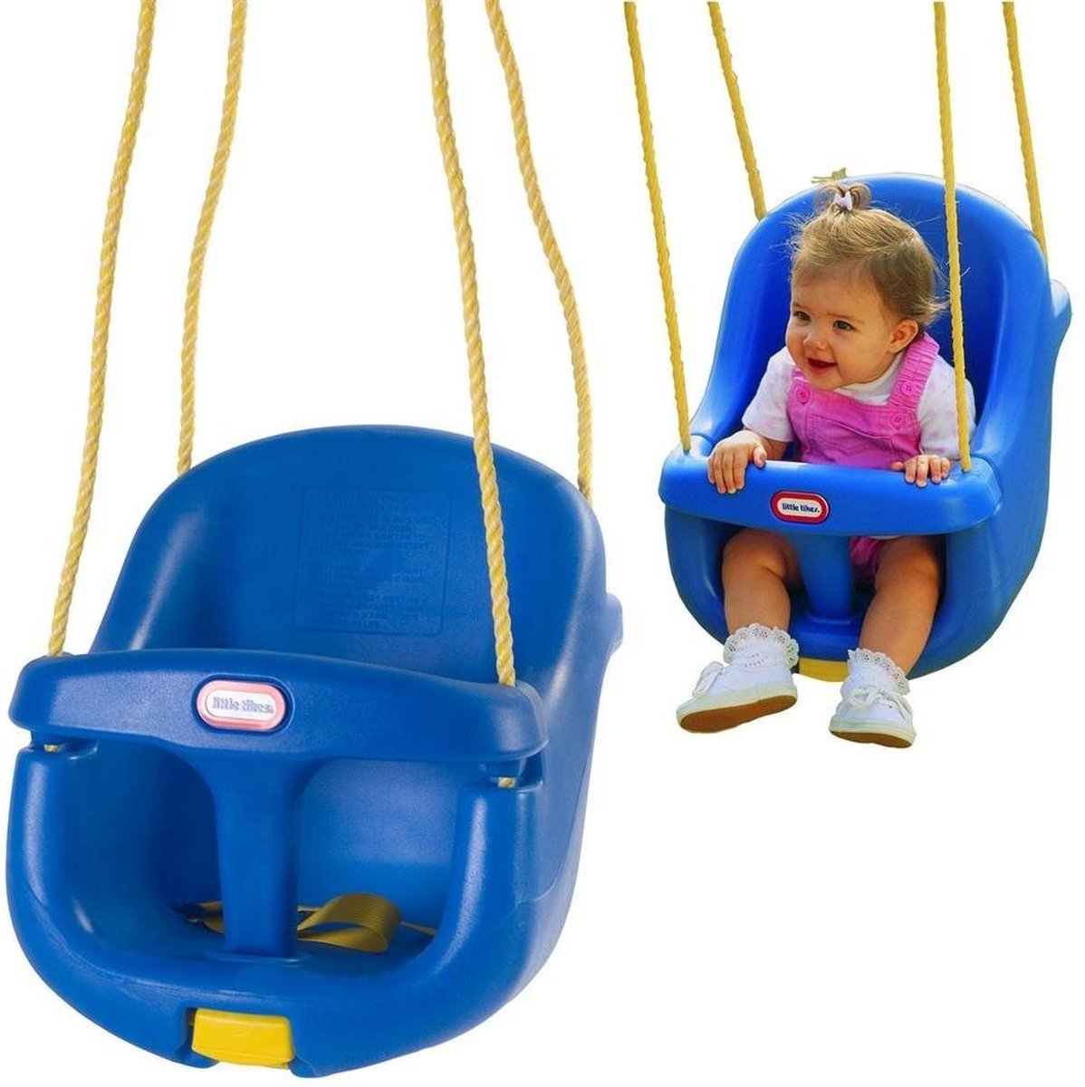 Little Tikes High Back Peuter - Schommel Blauw — afbeelding 4