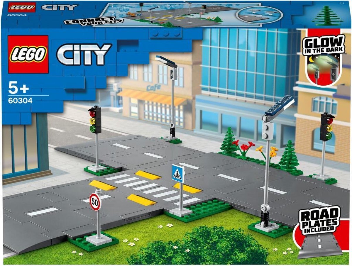 Onderstrepen Hobart Sporten LEGO City Wegplaten - 60304 | bol.com