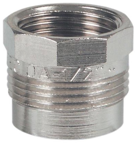 Scanpart comfooraansluiting voor gasslang - Geschikt voor gasfornuis - Recht - 1/2" - NL — afbeelding 2