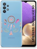 GSM Hoesje Samsung Galaxy A32 5G Bumper Hoesje Doorzichtig Boho Dreamcatcher
