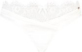 Hunkemöller Dames Lingerie String Hannako  - Wit - maat L