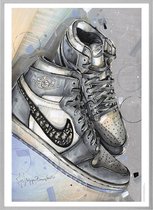 Air Jordan 1 painting (reproduction) 51x71cm