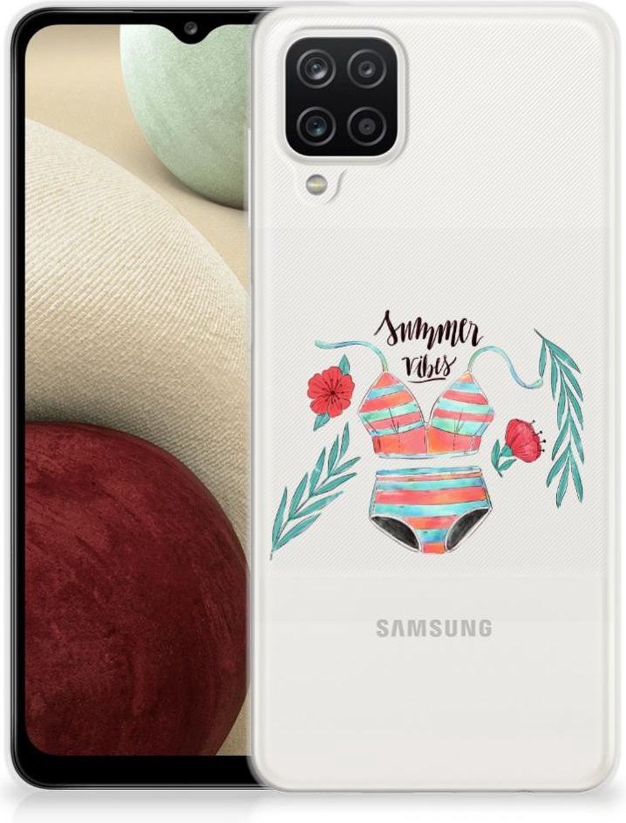 Samsung Galaxy A12 Telefoonhoesje met Naam Boho Summer