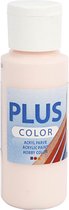 Plus Color Acrylverf, pale rose, 60 ml/ 1 fles