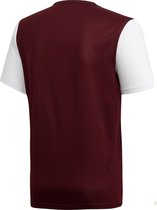 adidas Estro 19  Sportshirt - Maat L  - Mannen - bordeaux rood/wit