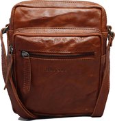 Bagsac Leren Schoudertas 7005 Cognac