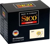 Sico Dry Condooms - 50 stuks - Glijmiddel - Condooms - Vibrator - Penis - Buttplug - Sexy - Tril ei - Erotische - Man - Vrouw - Heren - Dames