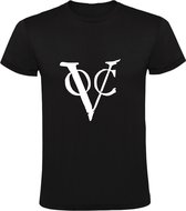VOC Heren t-shirt | verenigde oostindische compagnie | gouden eeuw | scheepvaart | marine | nederland | geschiedenis | kado | Zwart