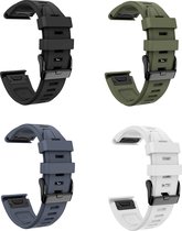 4-pack sportbandje M/L geschikt voor Garmin Fenix 5S