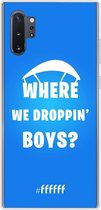 6F hoesje - geschikt voor Samsung Galaxy Note 10 Plus - Transparant TPU Case - Battle Royale - Where We Droppin' Boys #ffffff