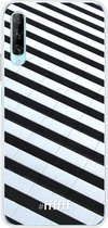 6F hoesje - geschikt voor Honor 9X Pro -  Transparant TPU Case - Mono Tiles #ffffff