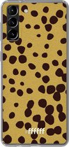 6F hoesje - geschikt voor Samsung Galaxy S21 -  Transparant TPU Case - Cheetah Print #ffffff