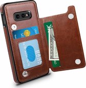 ShieldCase Wallet Case geschikt voor Samsung Galaxy S10e - bruin