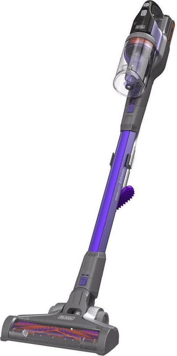 BLACK+DECKER BHFEV182CP-QW Powerseries Extreme Pet - steelstofzuiger - 18V - met dierenborstel