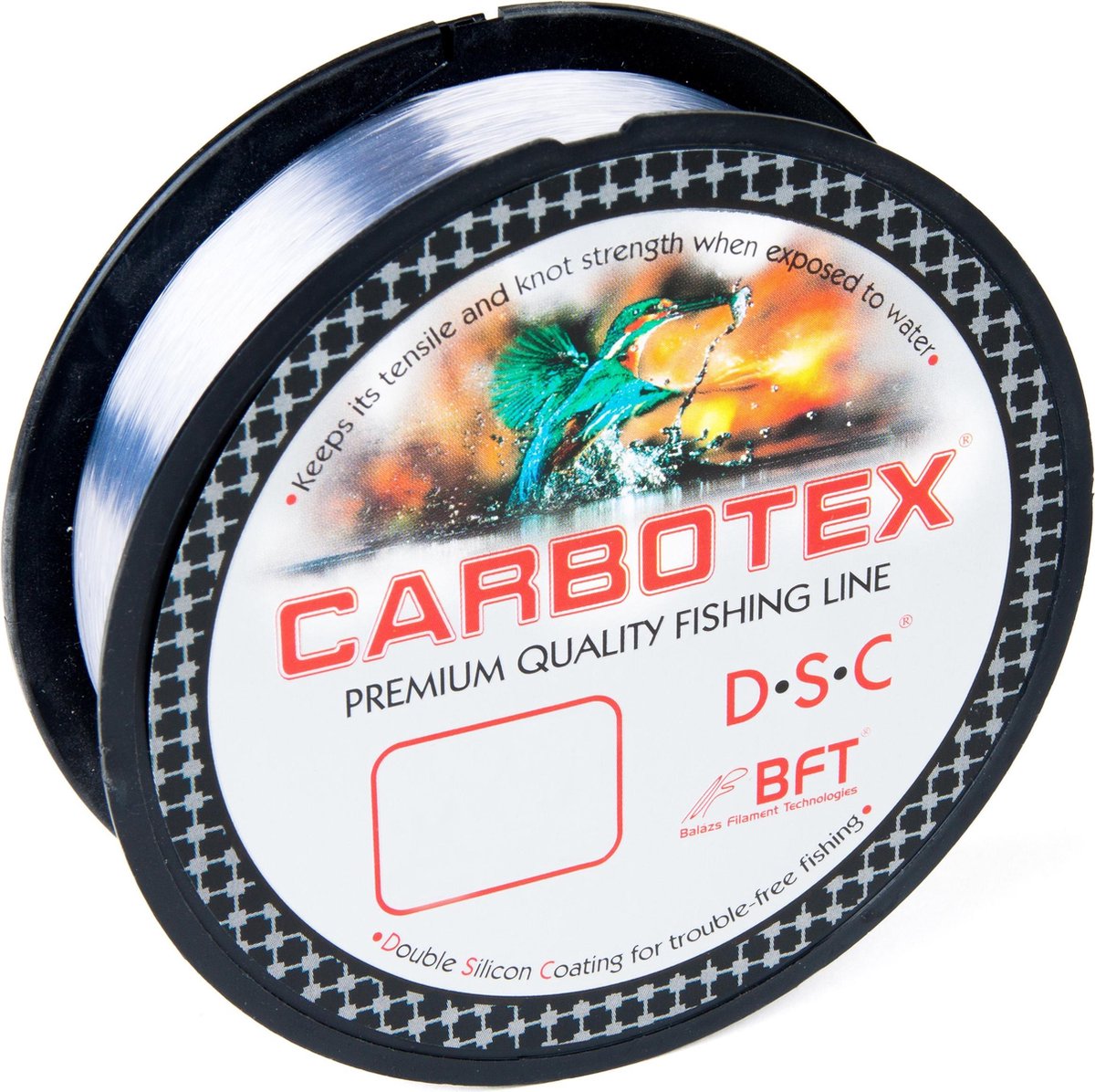 Carbotex D-S-C - Nylon - 0.35 mm - 9.9 kg - 500 m - Vislijn - Visdraad - X2