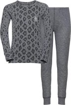 Odlo - Grey Melange Thermoset - Kids - Maat 140