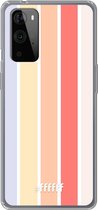 6F hoesje - geschikt voor OnePlus 9 Pro -  Transparant TPU Case - Vertical Pastel Party #ffffff