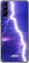 6F hoesje - geschikt voor Samsung Galaxy S21 -  Transparant TPU Case - Thunderbolt #ffffff