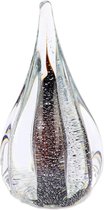sparkle-urn-cognac 50 ml (gratis sluitplaatje) geschikt voor dieren as en mensen as dieren urn mens urn gedenkglas ( Gratis vullen)