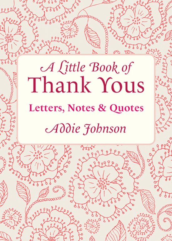 A Little Book of Thank Yous - cover