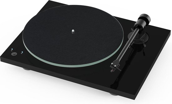 Foto: Pro ject t1 sb platenspeler met riemaandrijving zwart