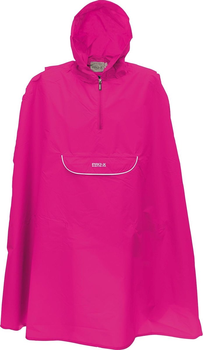 Neon roze kinder regenponcho Pasino van Pro-X Elements 152