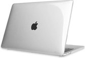 By Qubix MacBook Pro Touchbar 13 inch case - 2020 model - Transparant (clear) MacBook case Laptop cover Macbook cover hoes hardcase
