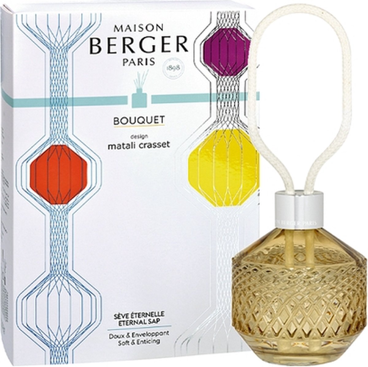 Maison Berger Geurstokjes Matali Crasset Amber Eternal Sap 200 ml