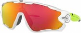 Oakley Jawbreaker Origins Collection Polished White/ Prizm Ruby - OO9290-5831