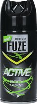 Body-X Fuze Active - 12 x 150 ml - Deospray - Voordeelverpakking