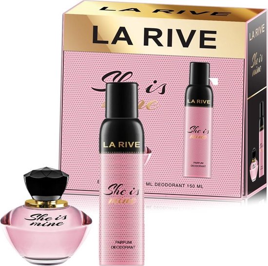 La Rive - Set She is mine - Eau de parfum 90 ml + Deodorant 150 ml - La Rive